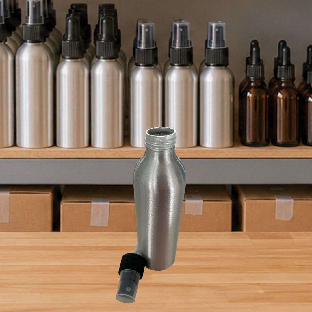 150ml Aluminium Spray Bottle – Fine‑Mist (24/410)