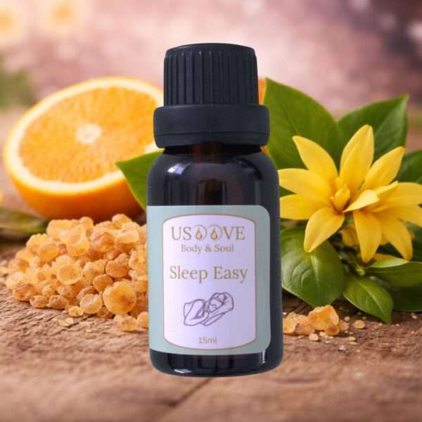 Sleep Easy Essential Oil Blend 30mL amber bottle | Sweet Orange, Frankincense & Ylang Ylang | USOOVE