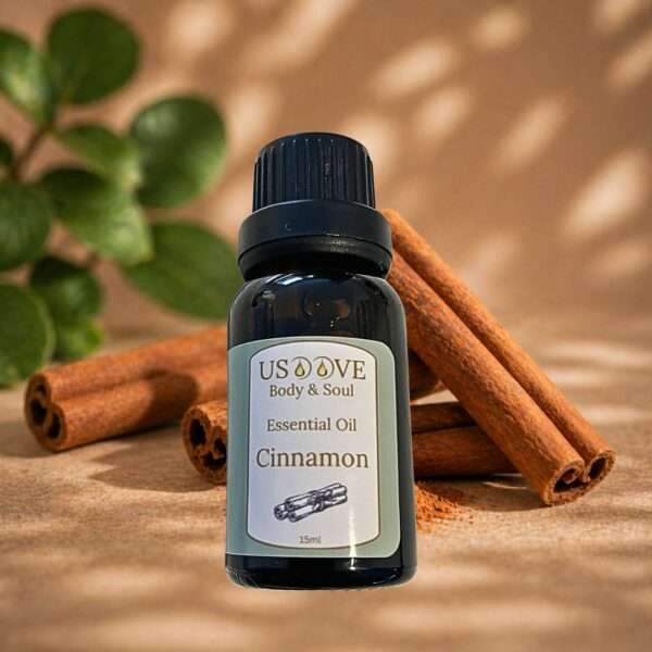 Cinnamon Essential Oil 30mL amber bottle | Warm spicy oil | USOOVE