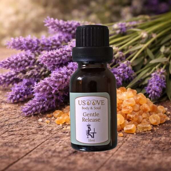 Gentle Release Essential Oil Blend 30mL amber bottle | Lavender & Frankincense | USOOVE