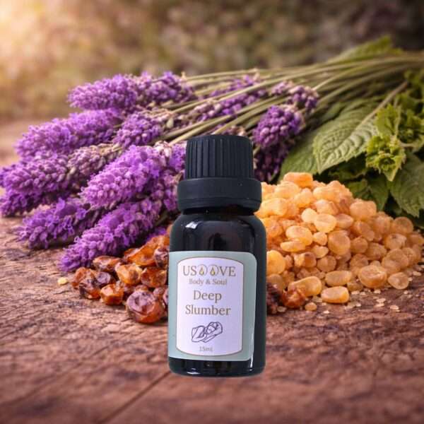 Deep Slumber Essential Oil Blend 30mL amber bottle | Lavender, Frankincense & Myrrh | USOOVE